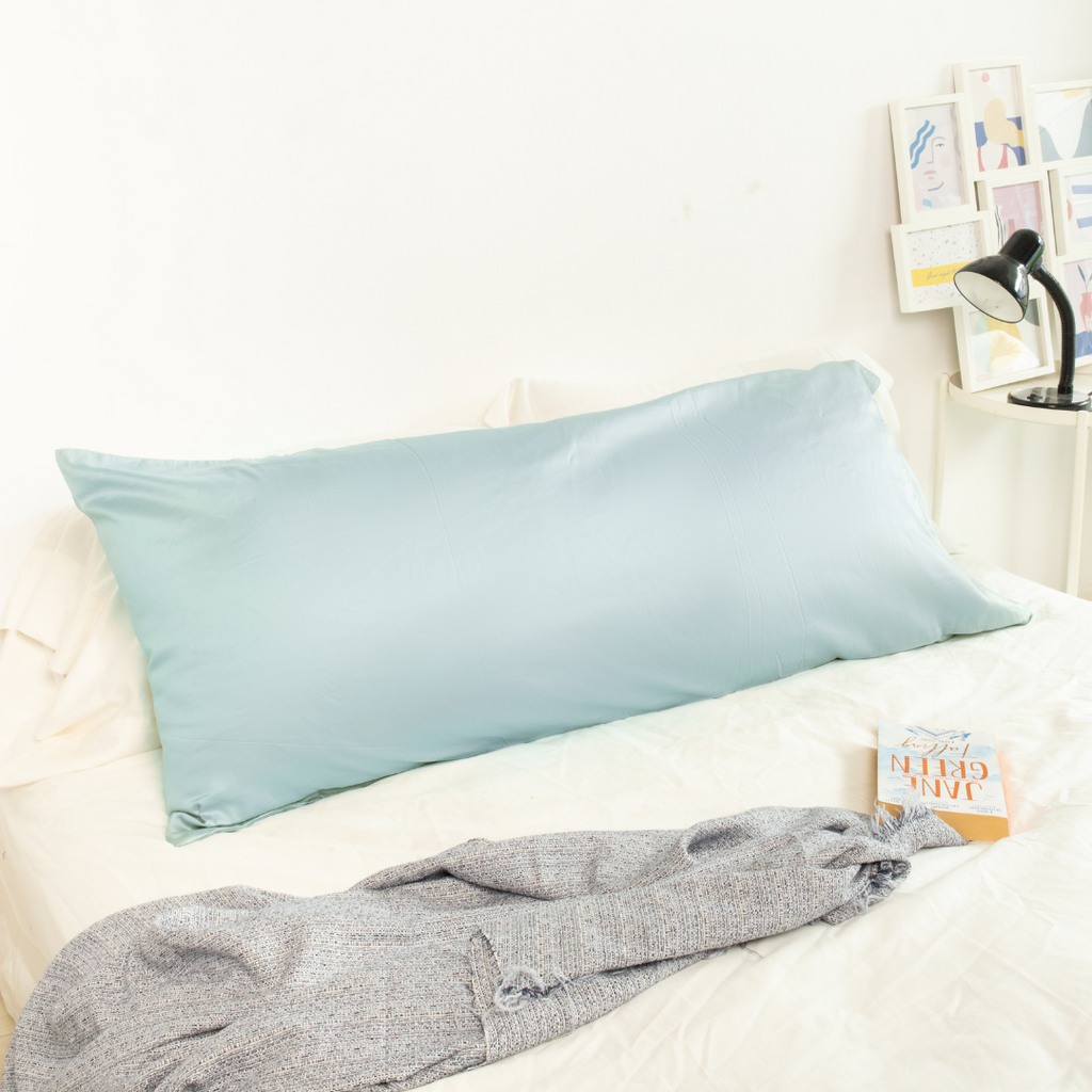 Down Alternative Body Pillow+Body Pillowcase หมอนบอดี้ขนห่านเทียม+ปลอกหมอน
