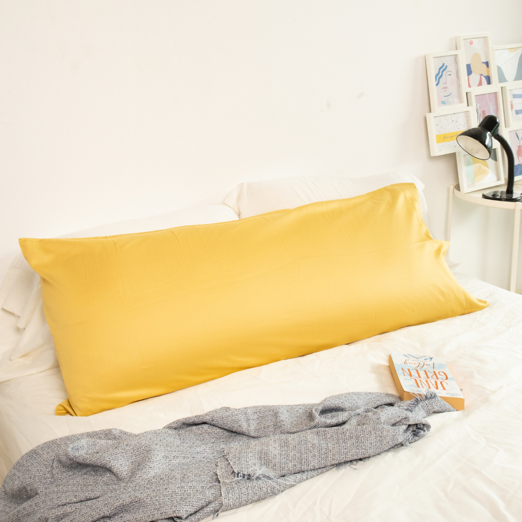 Down Alternative Body Pillow+Body Pillowcase หมอนบอดี้ขนห่านเทียม+ปลอกหมอน