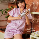 ชุดนอนผ้าคอตตอน สี Sleeping Beauty  Pajamas | 100% Single-Ply Cotton