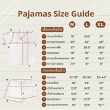 ชุดนอน แขนสั้น-กางเกงขาสั้น สี Cookie and Cream Pajamas - Short Sleeve