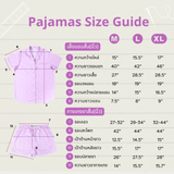 ชุดนอนผ้าคอตตอน สี Sleeping Beauty  Pajamas | 100% Single-Ply Cotton
