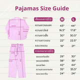 ชุดนอนผ้าคอตตอน สี Sleeping Beauty  Pajamas | 100% Single-Ply Cotton