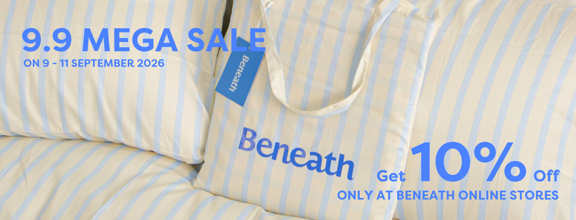 Beneath.